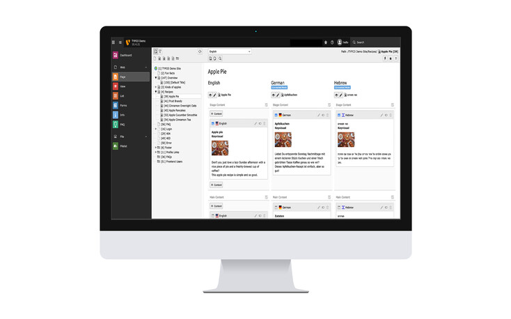 Benutzerfreundliche Content-Verwaltung dank TYPO3